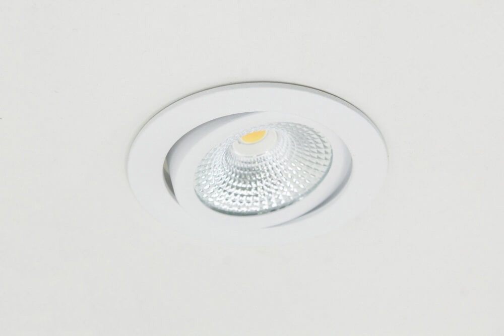 WarmGlow LED inbouwspot FLAT FIX lage inbouwdiepte IP44 | Wit rond