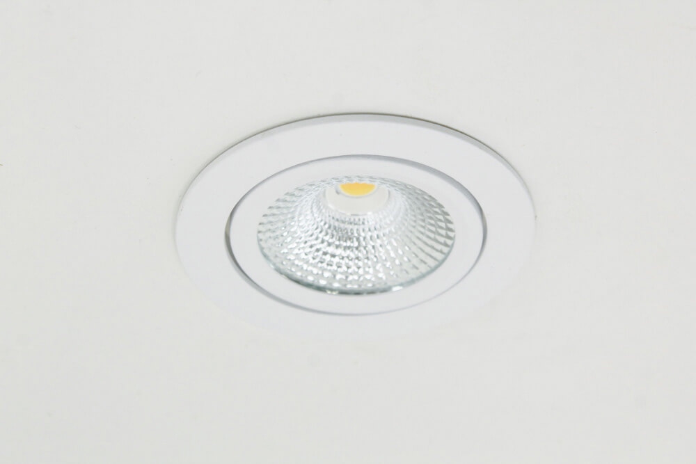 WarmGlow LED inbouwspot FLAT FIX lage inbouwdiepte IP44 | Wit rond