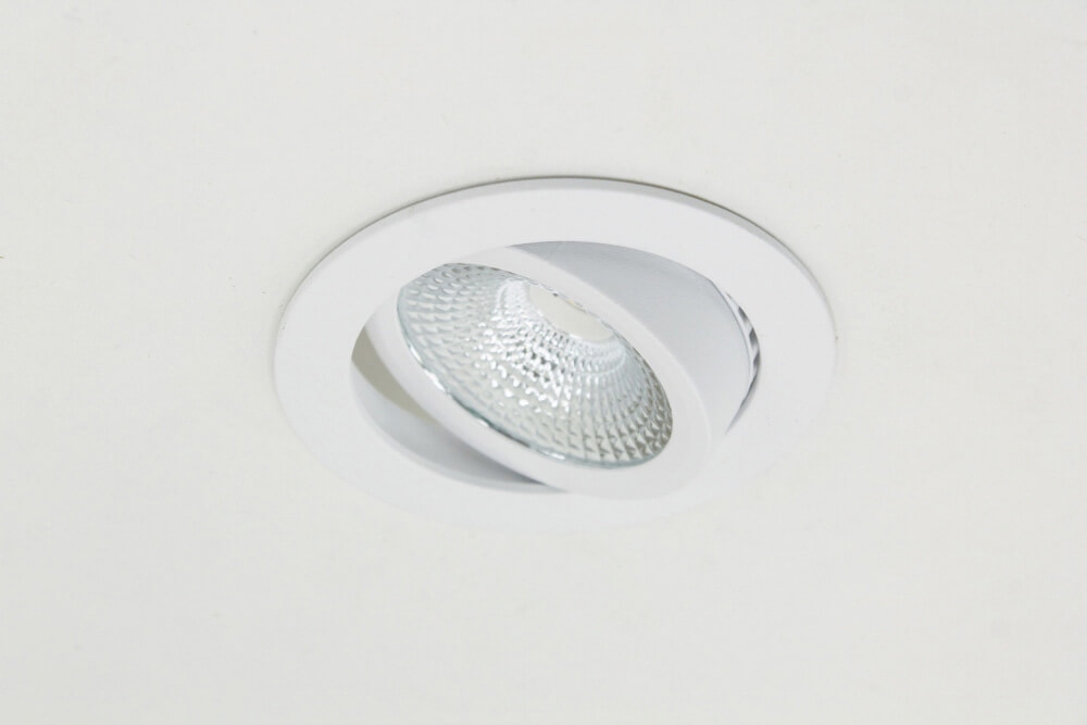 WarmGlow LED inbouwspot FLAT FIX lage inbouwdiepte IP44 | Wit rond