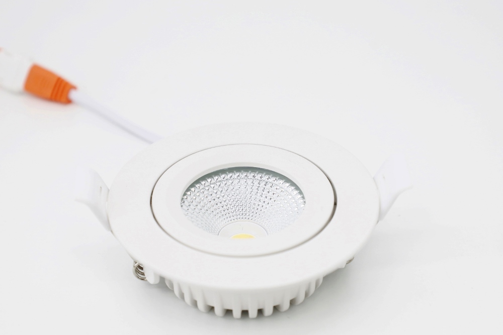 WarmGlow LED inbouwspot FLAT FIX lage inbouwdiepte IP44 | Wit rond