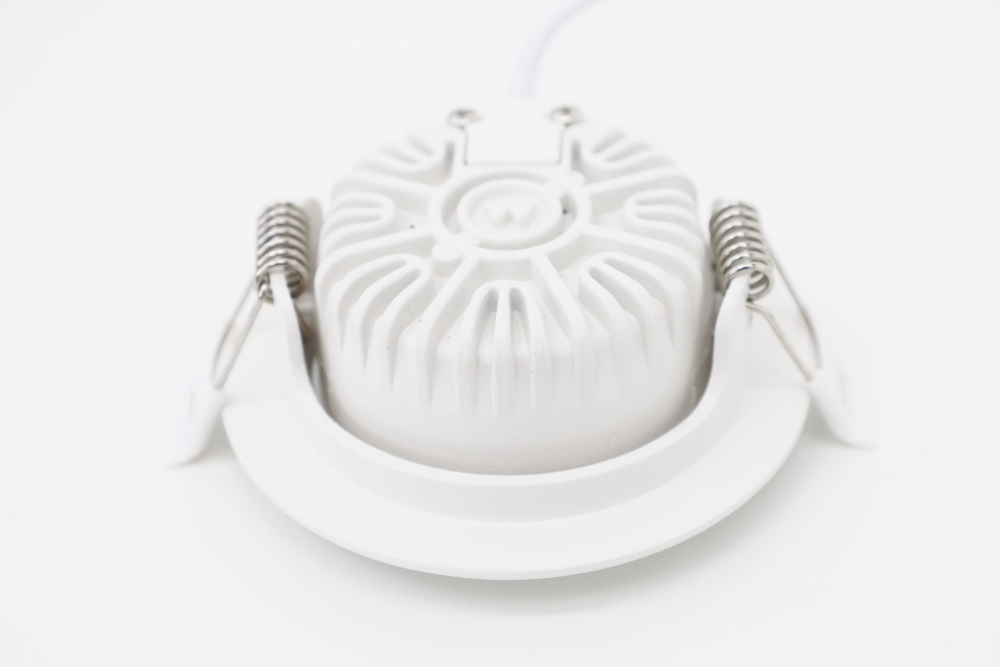 WarmGlow LED inbouwspot FLAT FIX lage inbouwdiepte IP44 | Wit rond