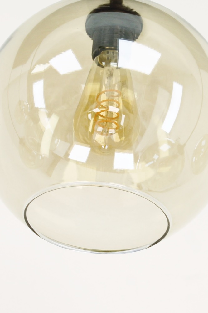Los glas BALLS smoke fumé / Amber | Ø 25 cm