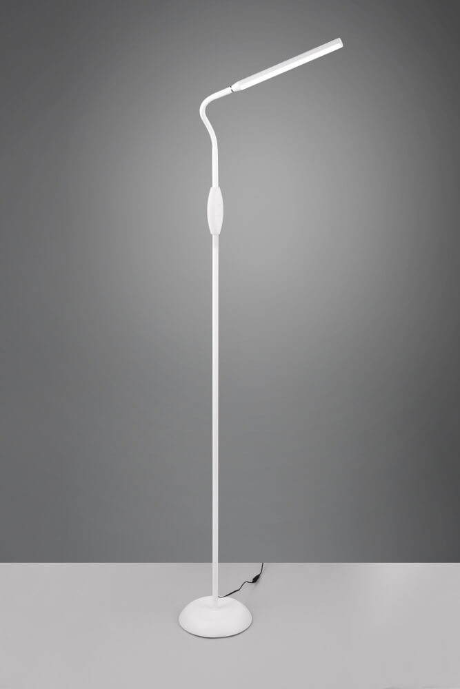 Strakke vloerlamp GENTLY LED dimbaar en CCT | Wit