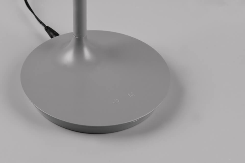 Strakke tafellamp GENTLY LED dimbaar en CCT | Grijs
