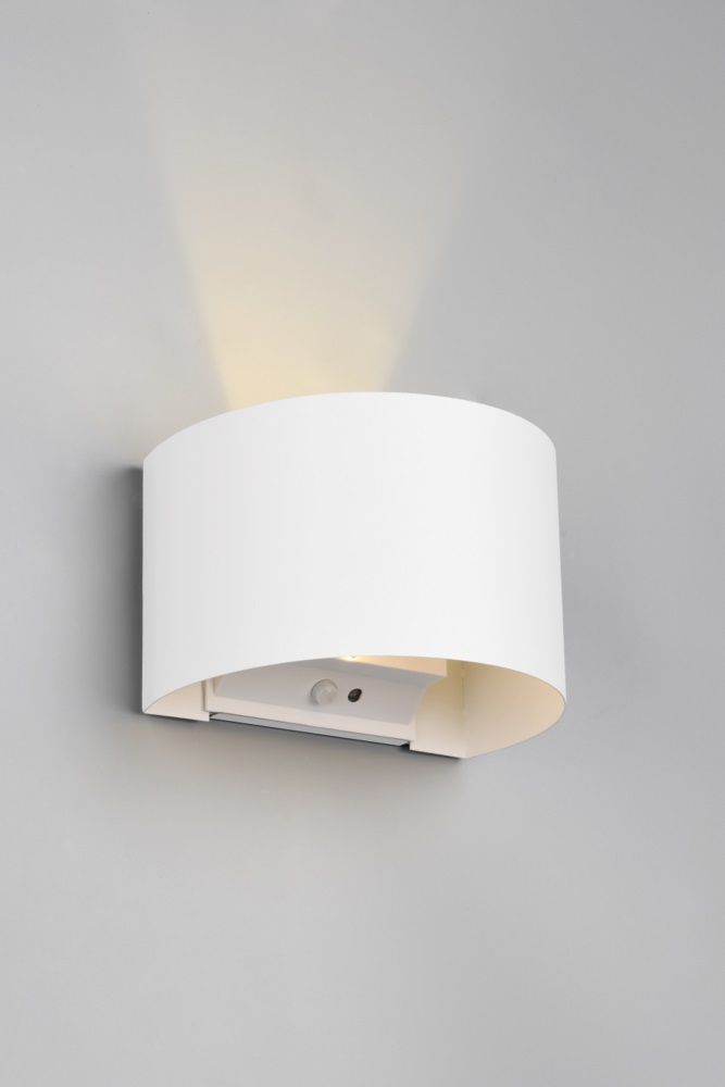 Oplaadbare wandlamp ARRIGO voor binnen en buiten | Wit rond
