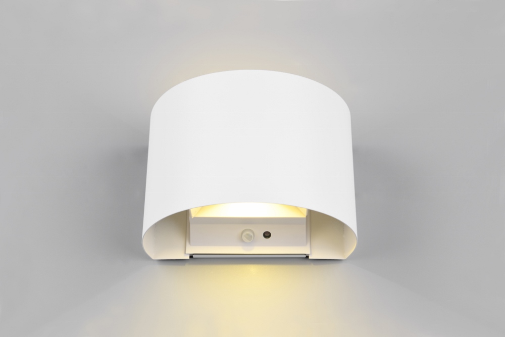 Oplaadbare wandlamp ARRIGO voor binnen en buiten | Wit rond