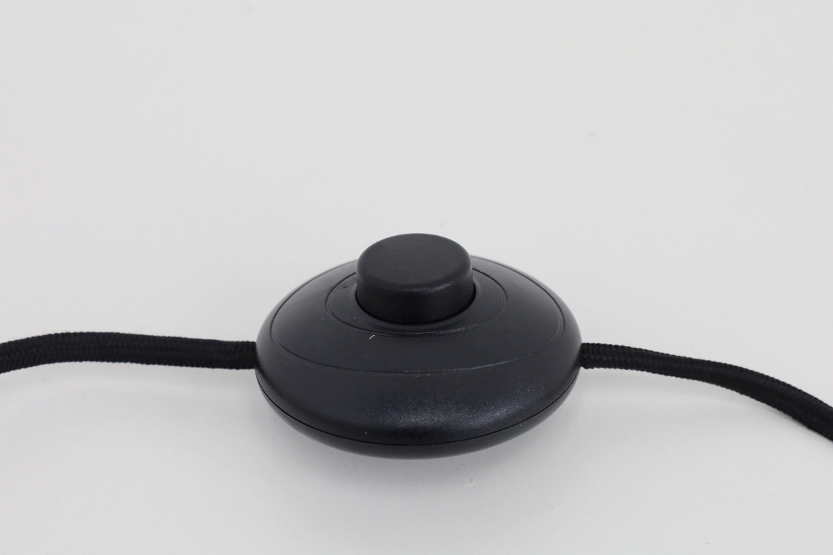 Sfeervolle vloerlamp CHIASSO | Zwart / Smoke