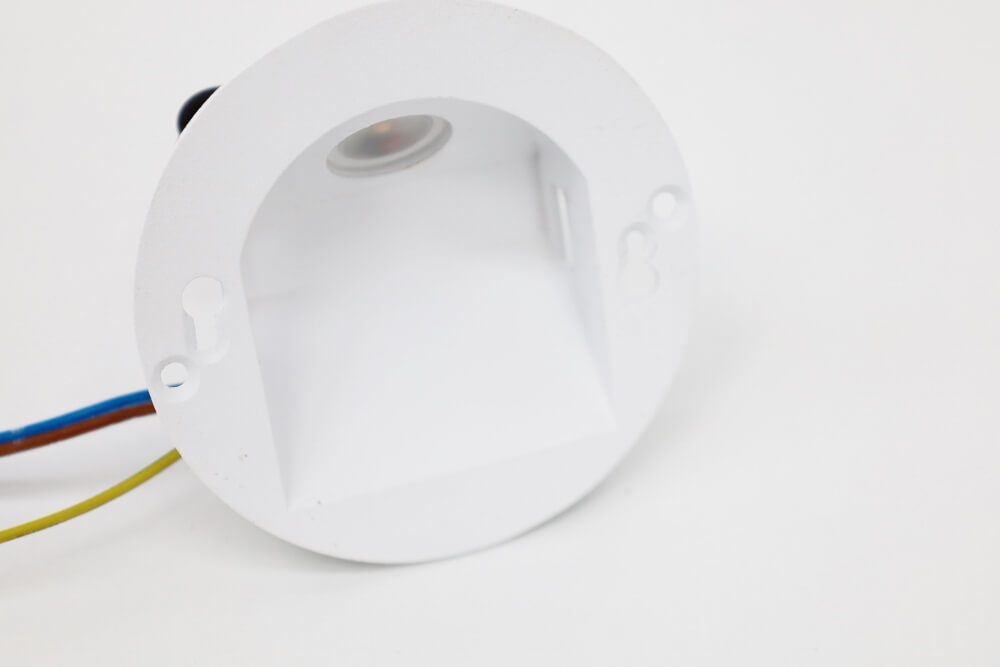 Trapverlichting / Inbouw wandlamp BORGO warm wit IP65 | Wit