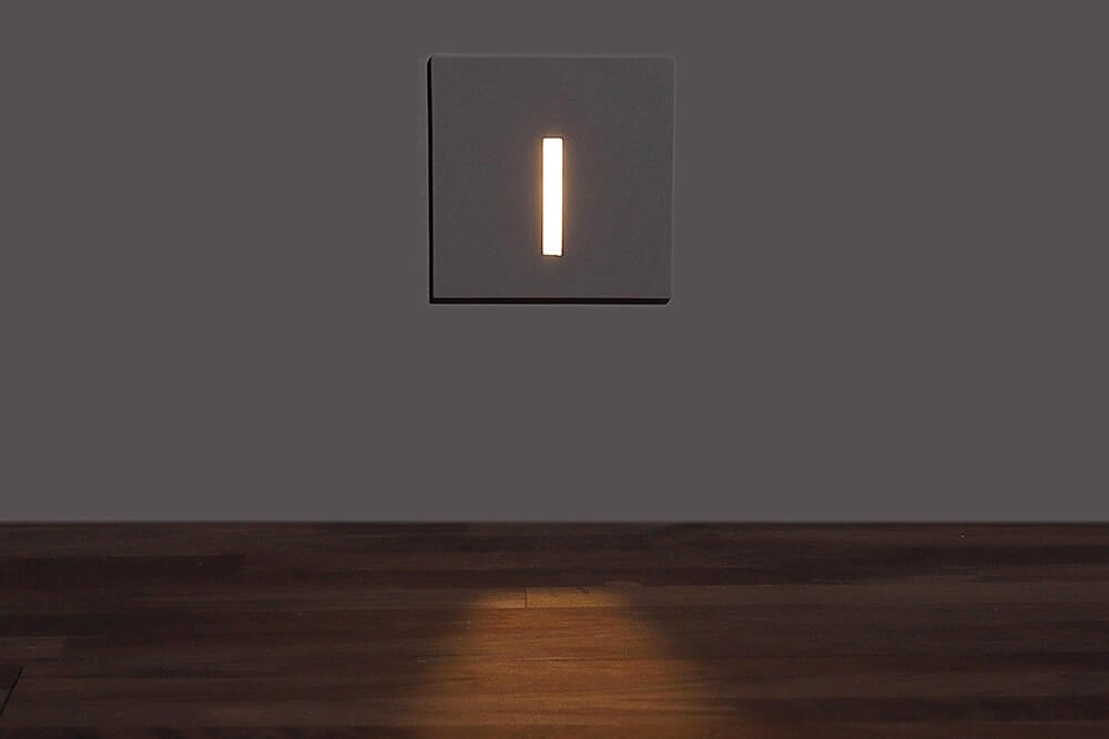 Trapverlichting / Inbouw wandlamp BORGO SMAL warm wit IP65 | Wit