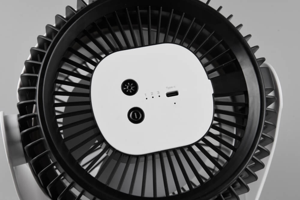 Tafelventilator TEMPY oplaadbaar / draadloos | 3 snelheden