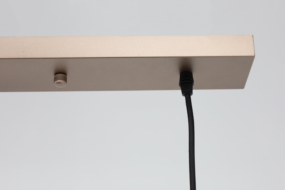 Functionele hanglamp COMBI E27 + GU10 7-lichts | Champagne