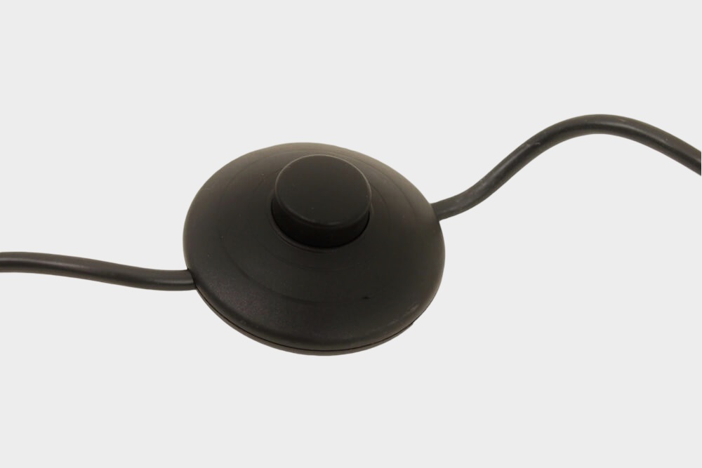 Losse cacao bruine vloerlamp VENUS 135 cm | zonder glas of kap