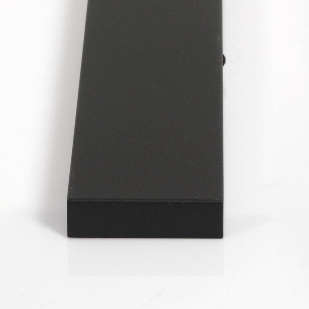 Stalen plafondbalk BASIC LINE voor lampen 100 x 9 cm | Zwart