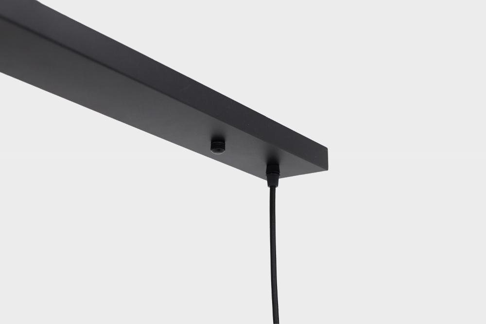 Speels ontworpen zwarte hanglamp WIRE | 2x Ø 45 cm