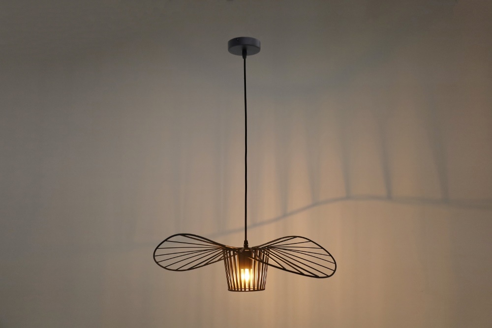 Design hanglamp WAVE VERTIGO zwart | Small 60 cm