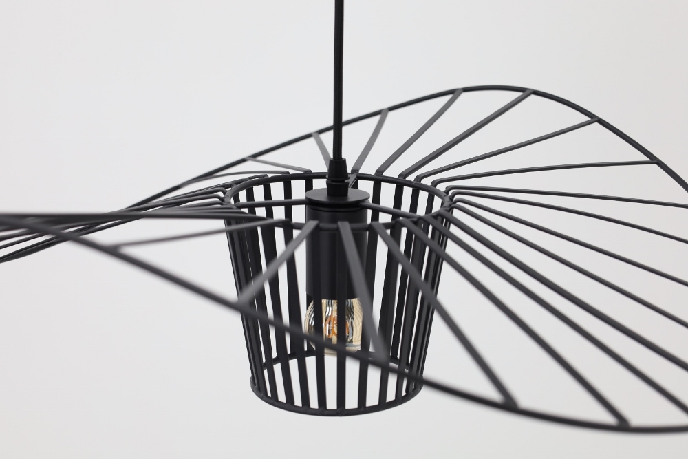 Design hanglamp WAVE VERTIGO zwart | Small 60 cm