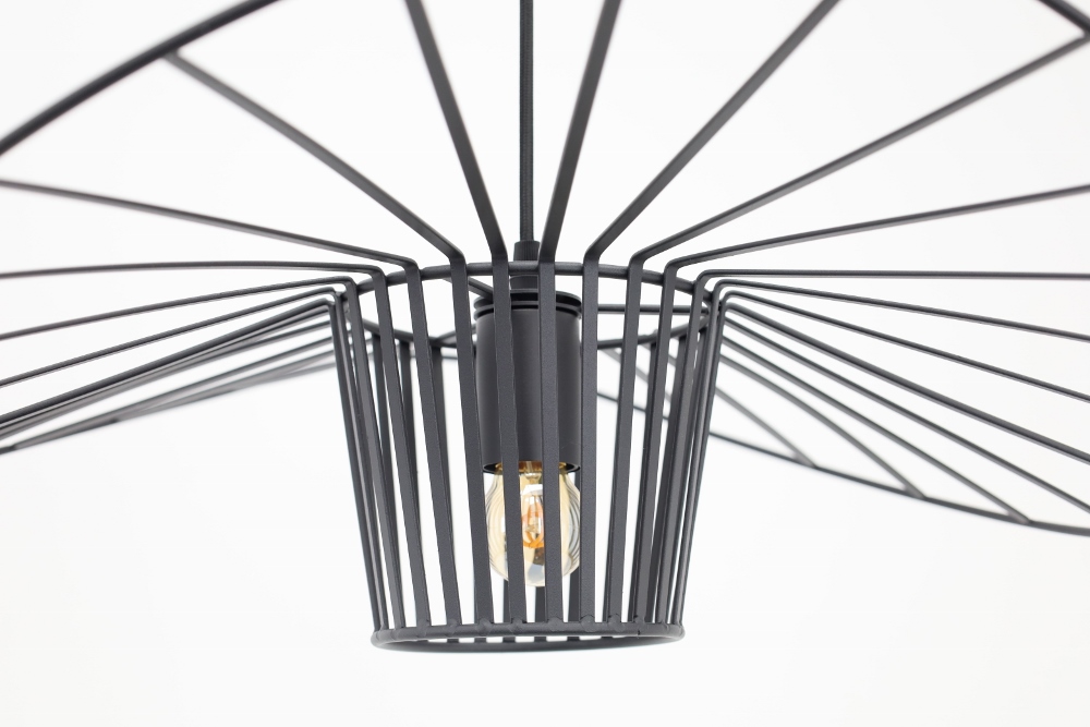 Design hanglamp WAVE VERTIGO zwart | Small 60 cm