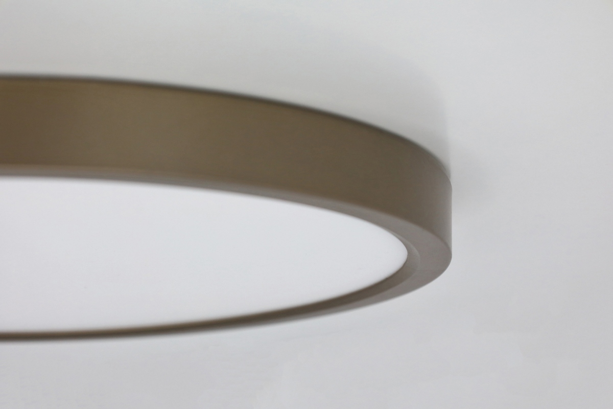 Functionele plafonniere PLATTO 3-standen Ø30 cm | Goud