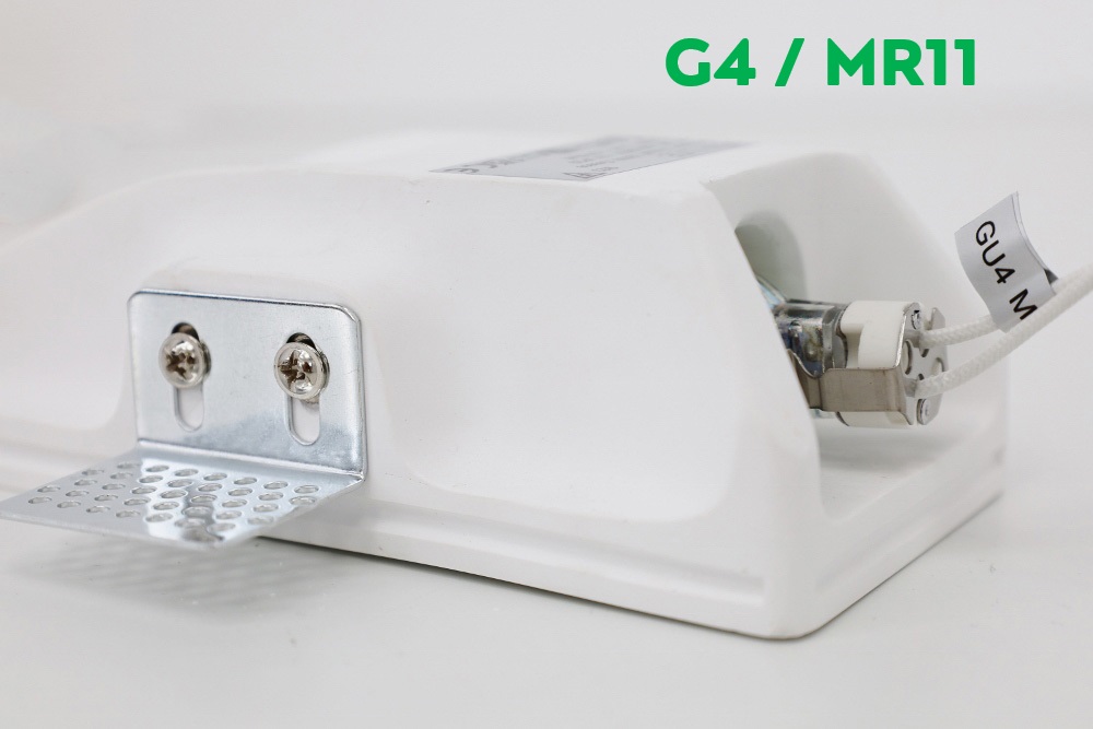 Trimless inbouw wandlamp / trapverlichting GIPSY WALL 4 XS | G4 / GU10