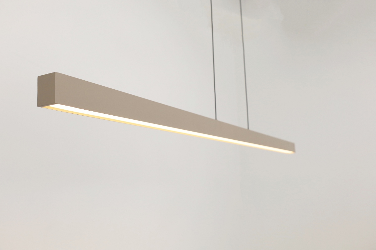 Strakke hanglamp TANDRIA 120 cm | Zand