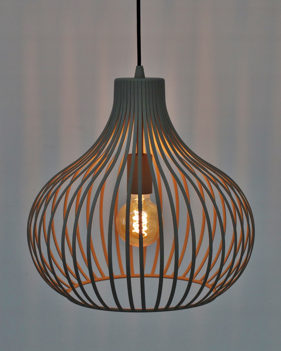 Sierlijke hanglamp GABRI Ø 38 cm | Creme