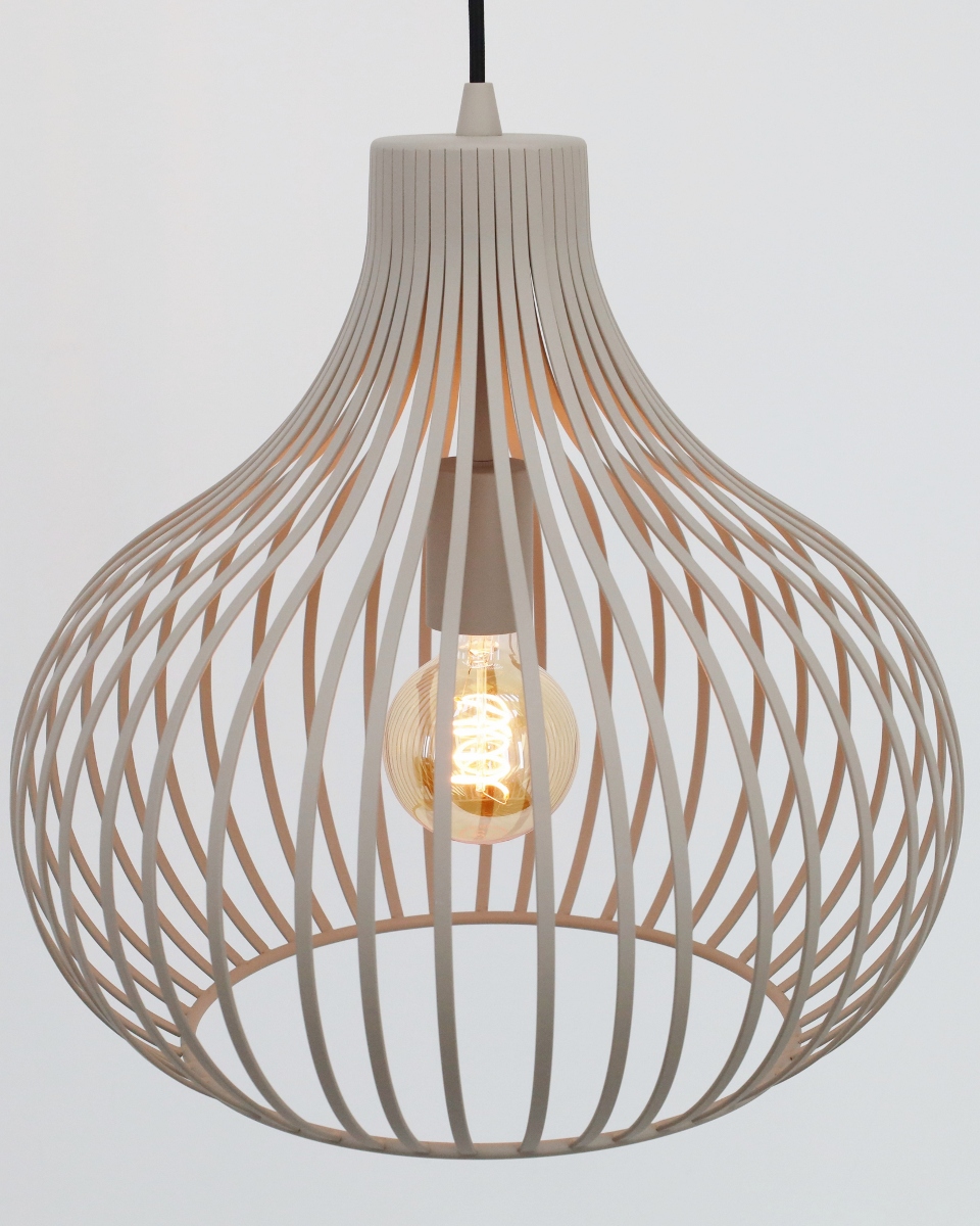 Sierlijke hanglamp GABRI Ø 38 cm | Creme
