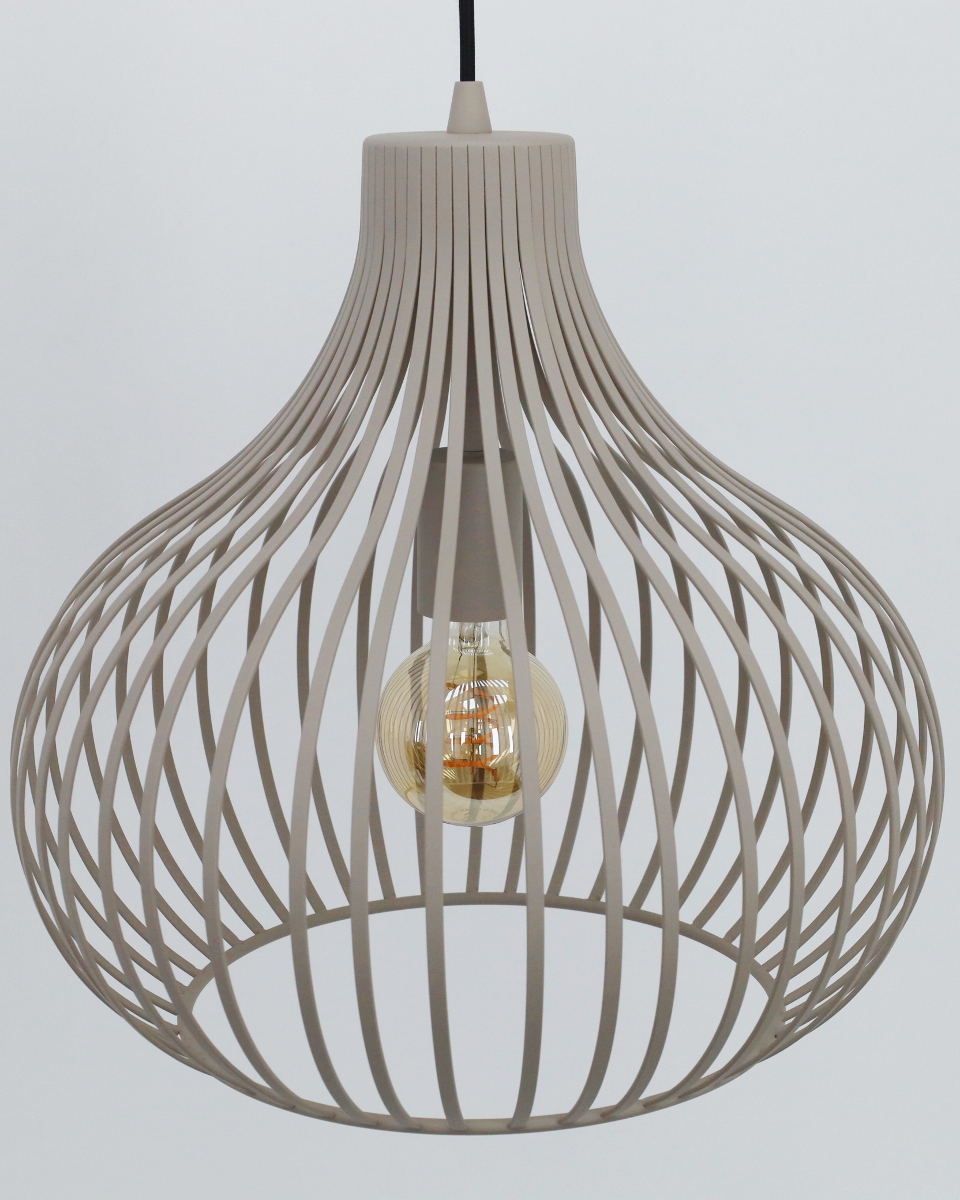 Sierlijke hanglamp GABRI Ø 38 cm | Creme