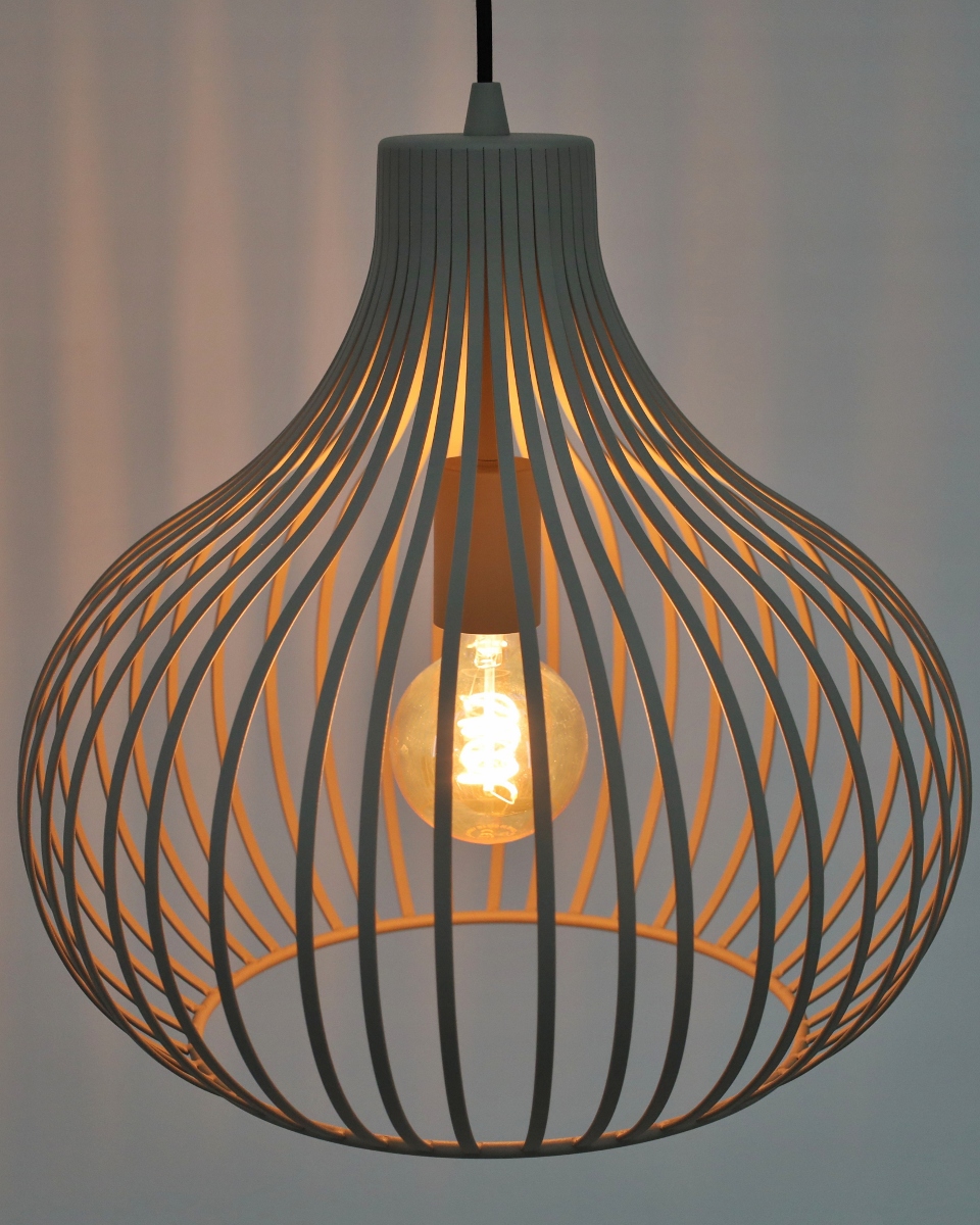Sierlijke hanglamp GABRI Ø 38 cm | Creme