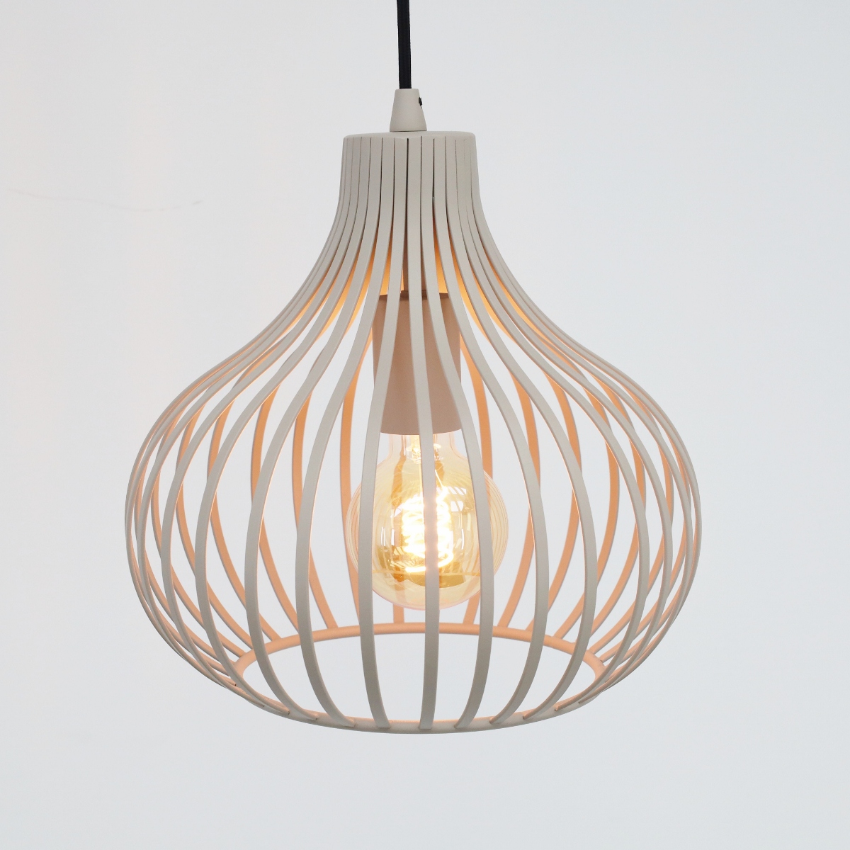 Sierlijke hanglamp GABRI Ø 28 cm | Creme