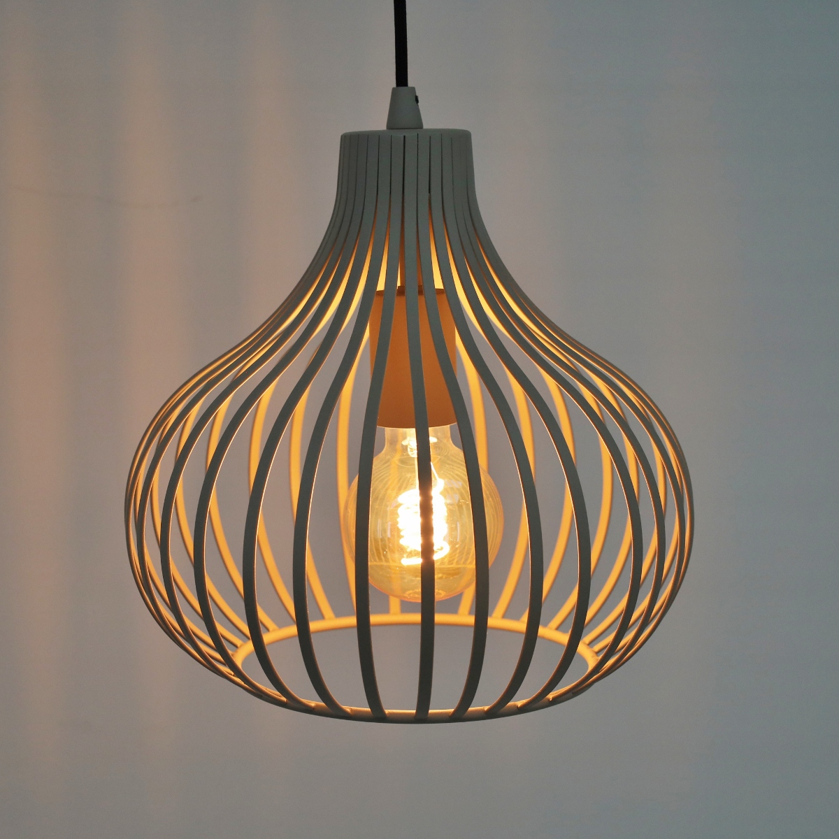 Sierlijke hanglamp GABRI Ø 28 cm | Creme