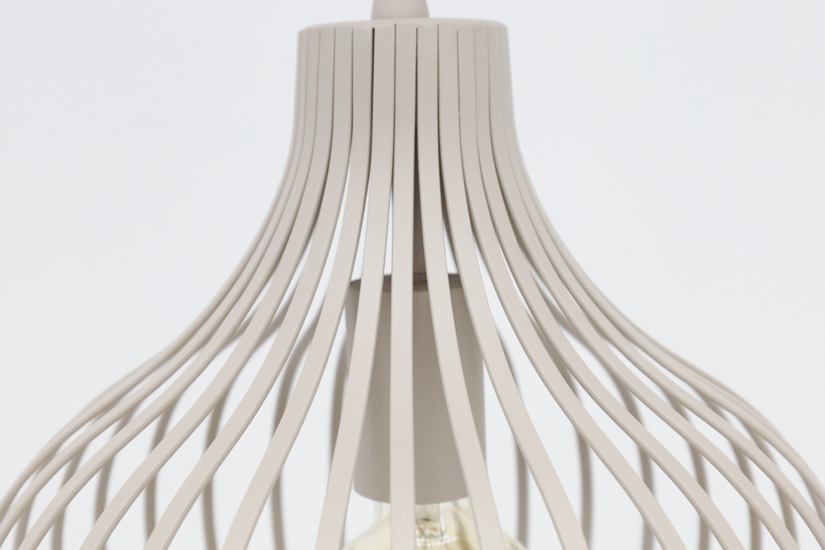Sierlijke hanglamp GABRI Ø 28 cm | Creme