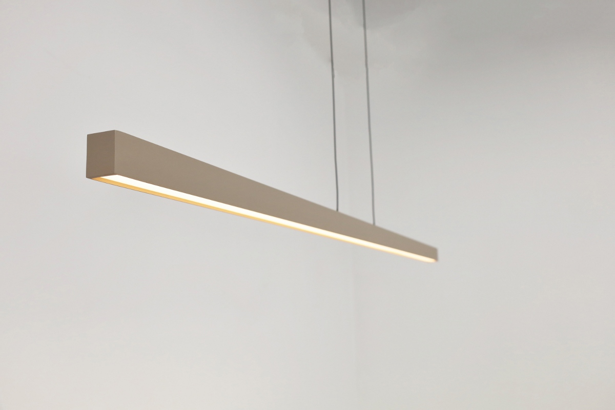 Strakke hanglamp TANDRIA 160 cm | Zand