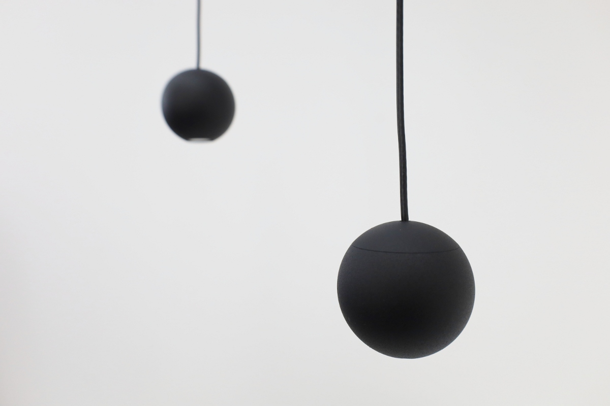 Moderne hanglamp GRACE 13-lichts ovaal | Zwart