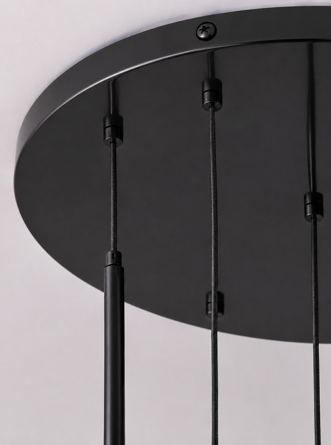 Sfeervolle vide lamp PYRAMID 7-lichts | Zwart / Smoke
