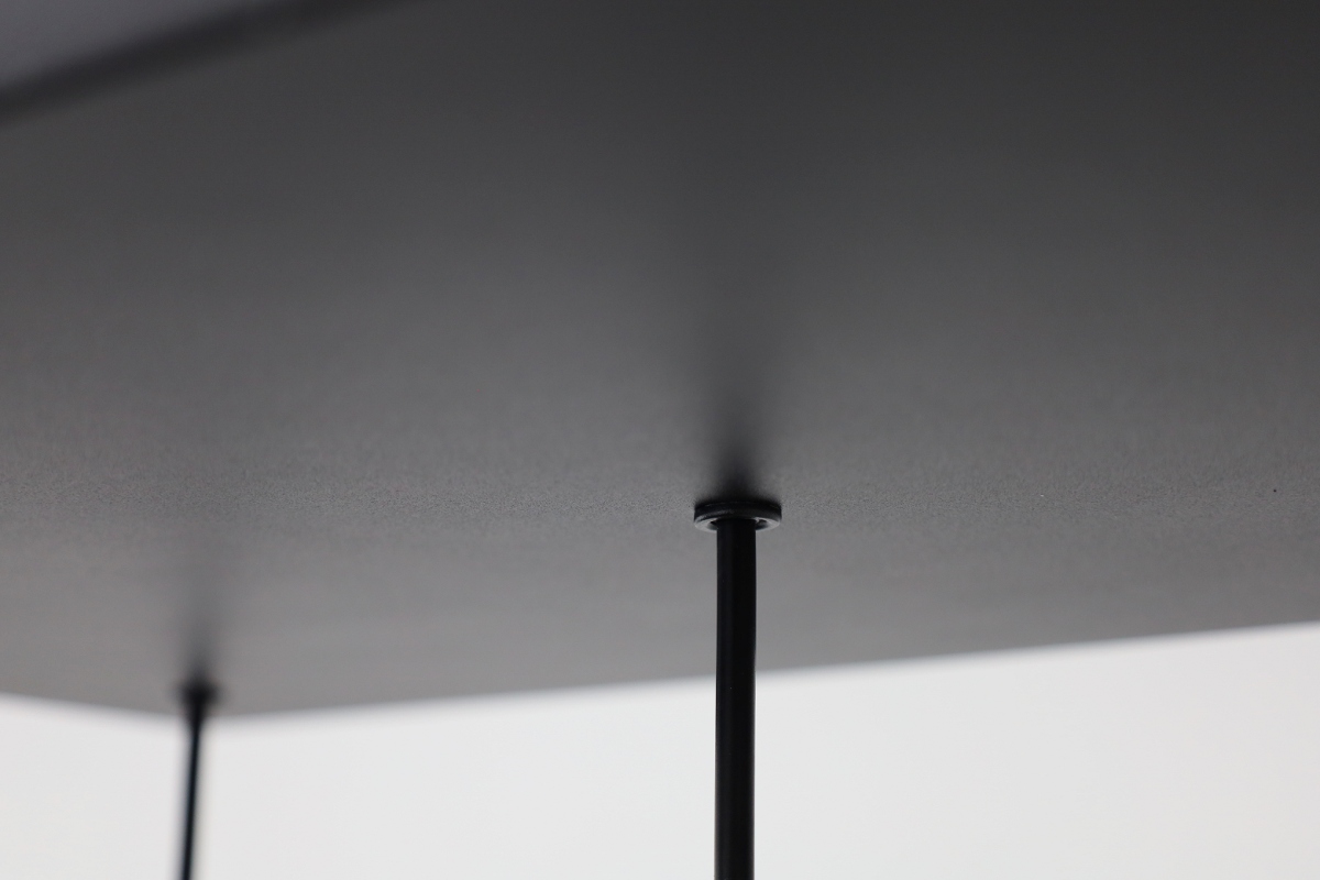 Sfeervolle hanglamp MARRONE 7-lichts recht | Brons / Amber