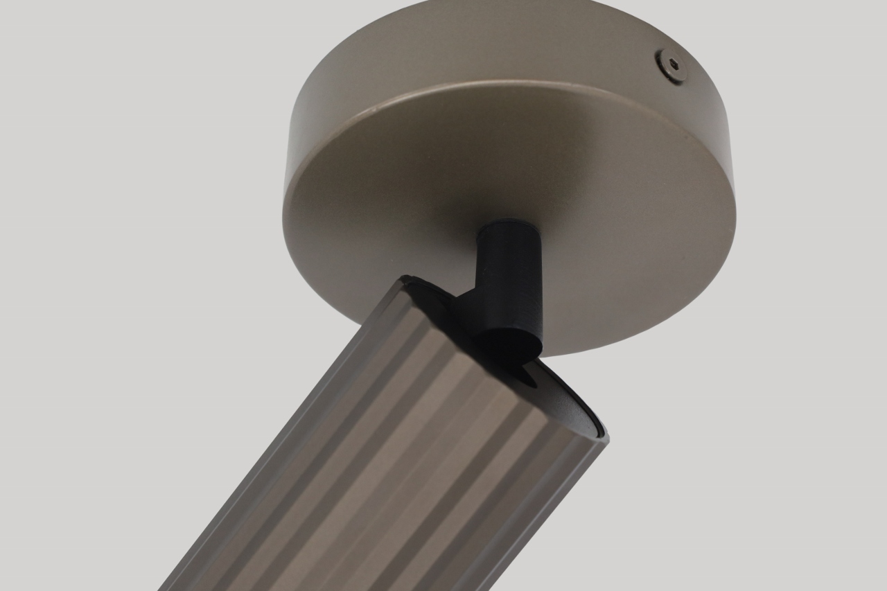 Stijlvolle opbouwspot ANNA 1-lichts | Brons