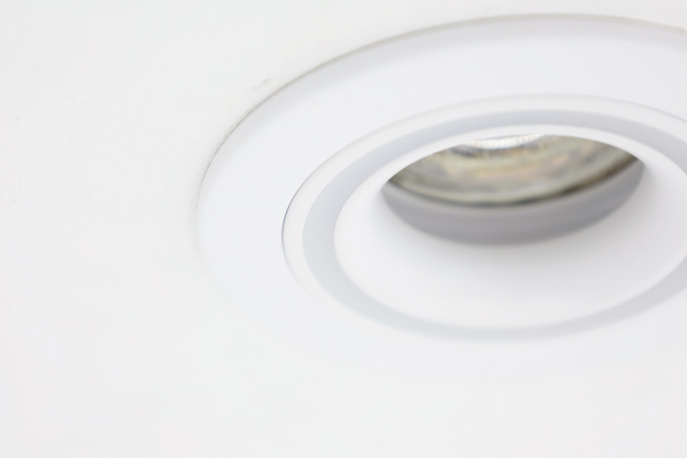 Sfeervolle ronde inbouwspot MOON 9,5 cm | Wit