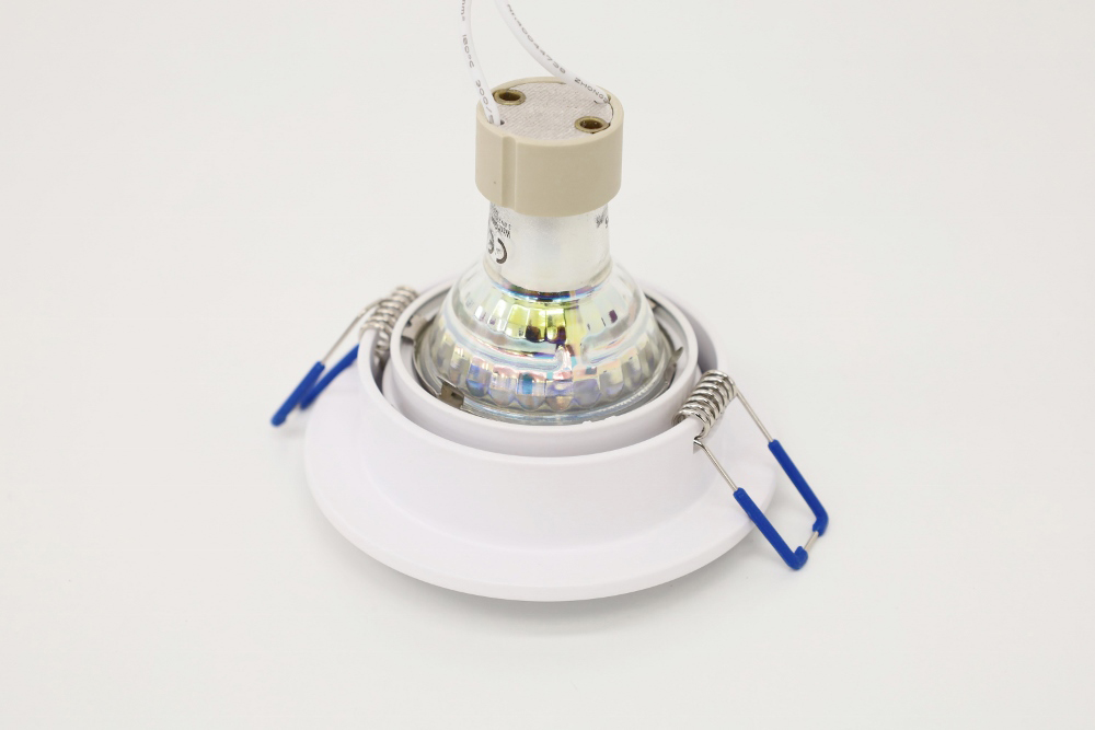 Sfeervolle ronde inbouwspot MOON 9,5 cm | Wit