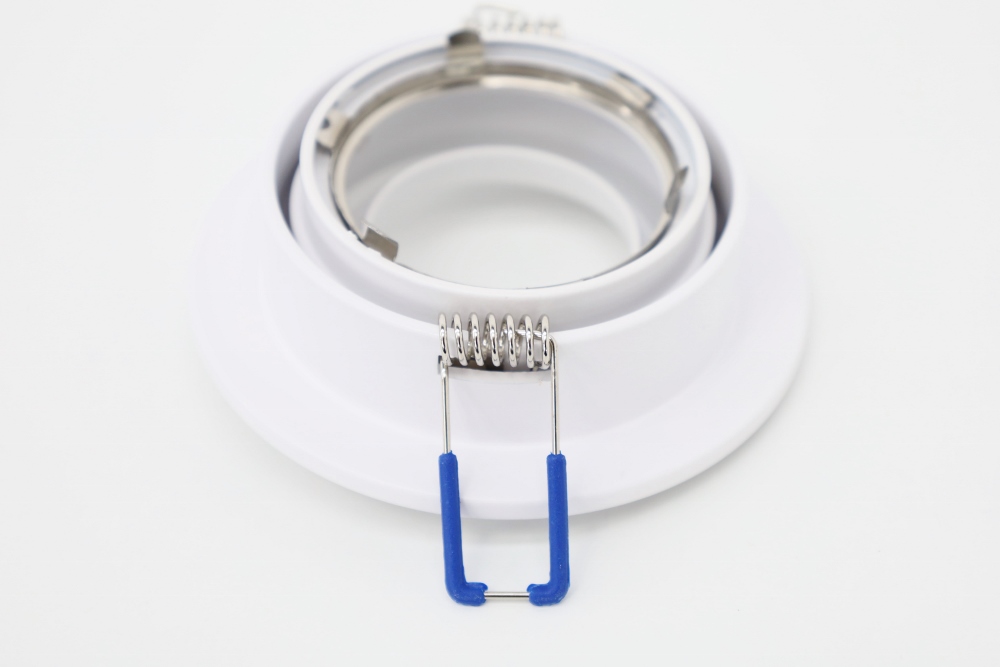 Sfeervolle ronde inbouwspot MOON 9,5 cm | Wit
