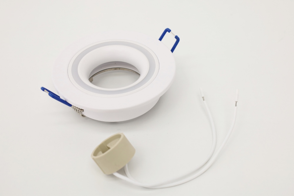 Sfeervolle ronde inbouwspot MOON 9,5 cm | Wit