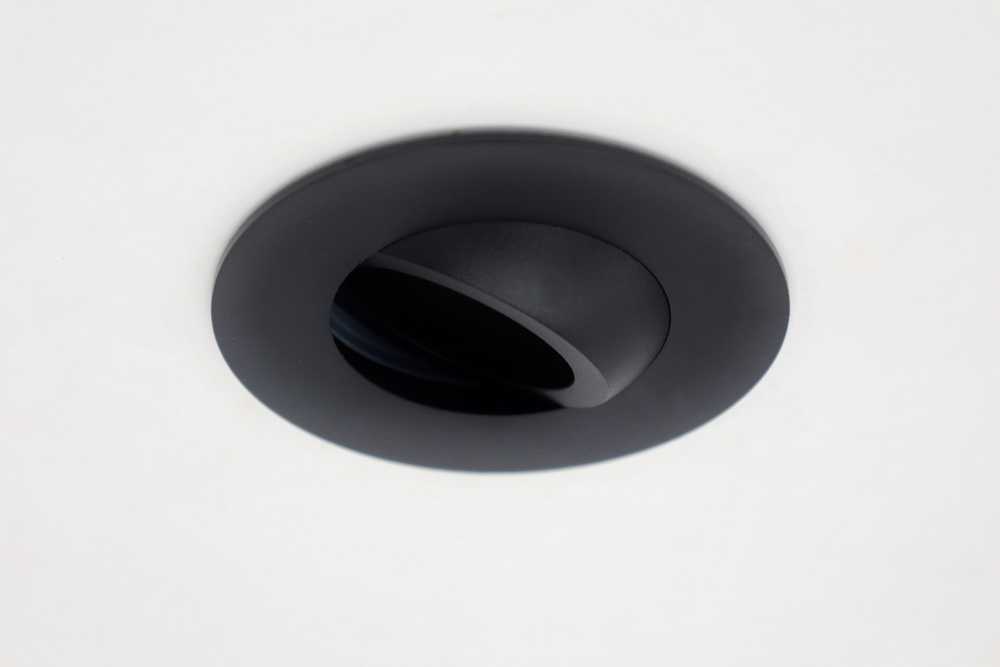 Kantelbare waterdichte inbouwspot AQUA TWIST || zwart | IP65 8,5 cm