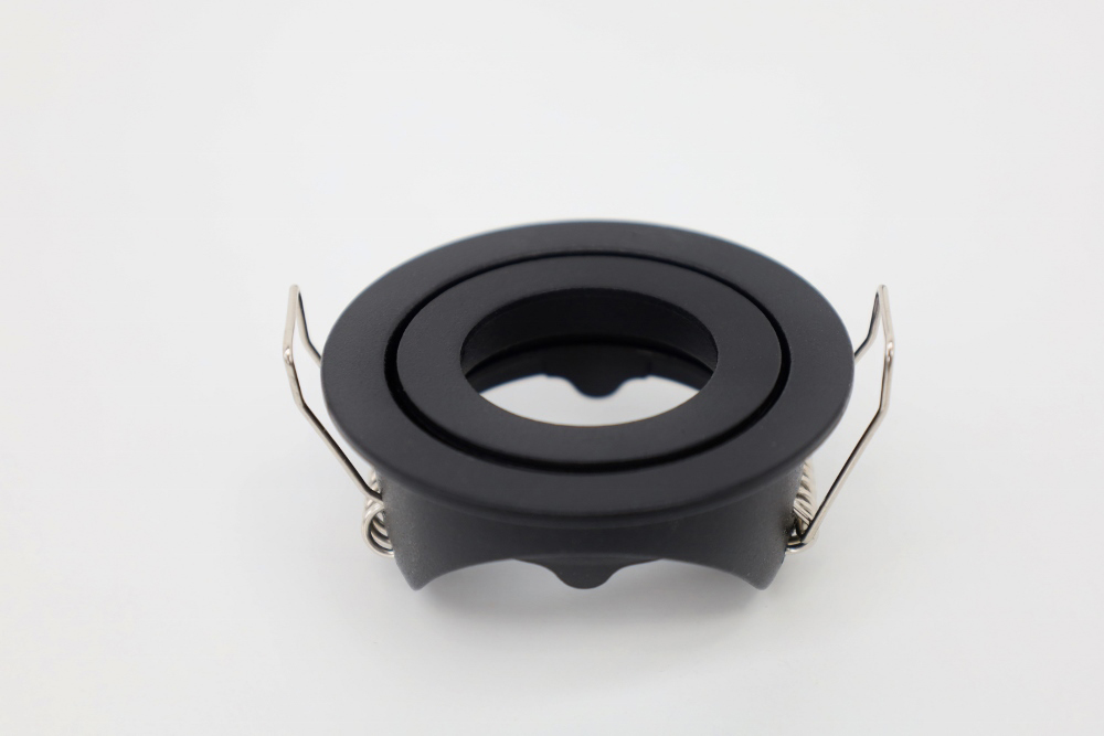 Kleine ronde inbouwspot HELAS MR11 Ø 5,5 cm | Zwart