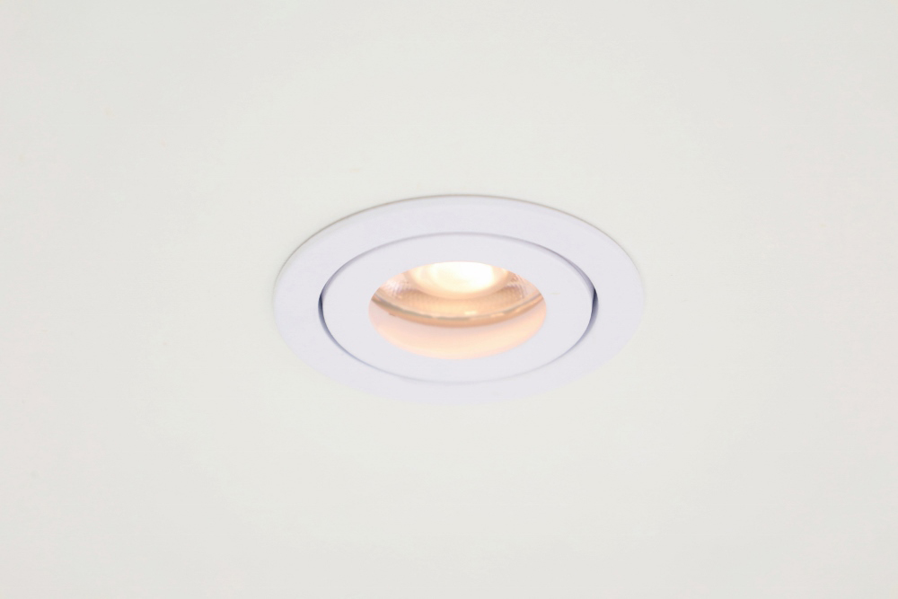 Kleine ronde inbouwspot HELAS MR11 Ø 5,5 cm | Wit