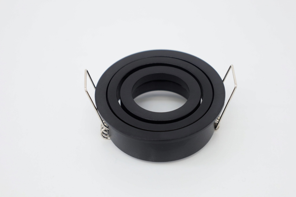 Kleine ronde inbouwspot HELAS II MR11 Ø 6,3 cm | Zwart