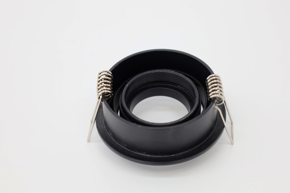 Kleine ronde inbouwspot HELAS II MR11 Ø 6,3 cm | Zwart