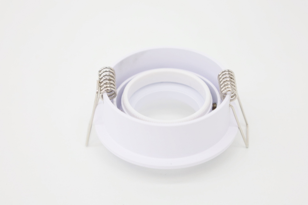 Kleine ronde inbouwspot HELAS II MR11 Ø 6,3 cm | Wit