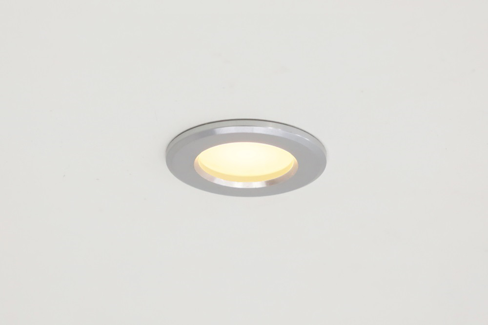 Mini inbouwspot / Verandaspot TONNY Ø 3,7 cm dimbaar 230 volt | Staal