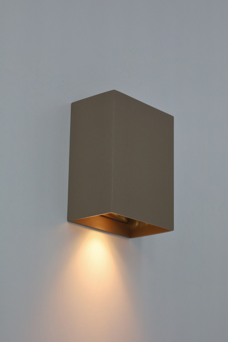 Strakke wandlamp EROS | Zand
