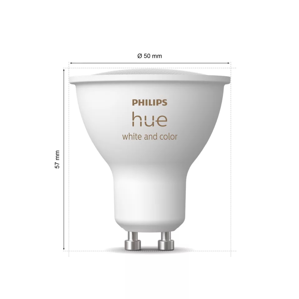 Philips Hue Pro White Ambiance en Color Starterspack GU10 3 lampen