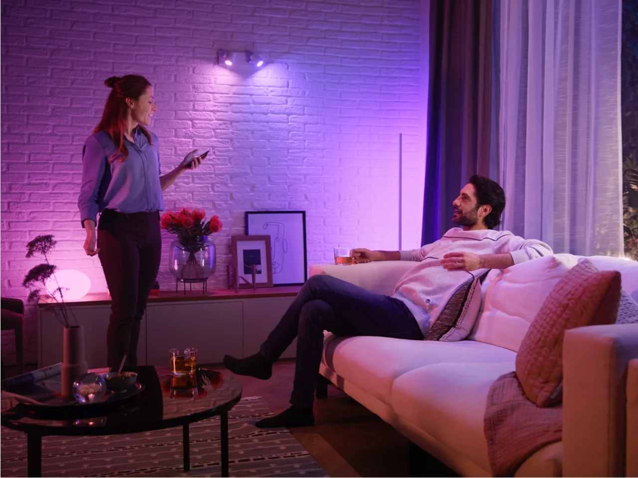 Philips Hue Pro White Ambiance en Color Starterspack GU10 3 lampen